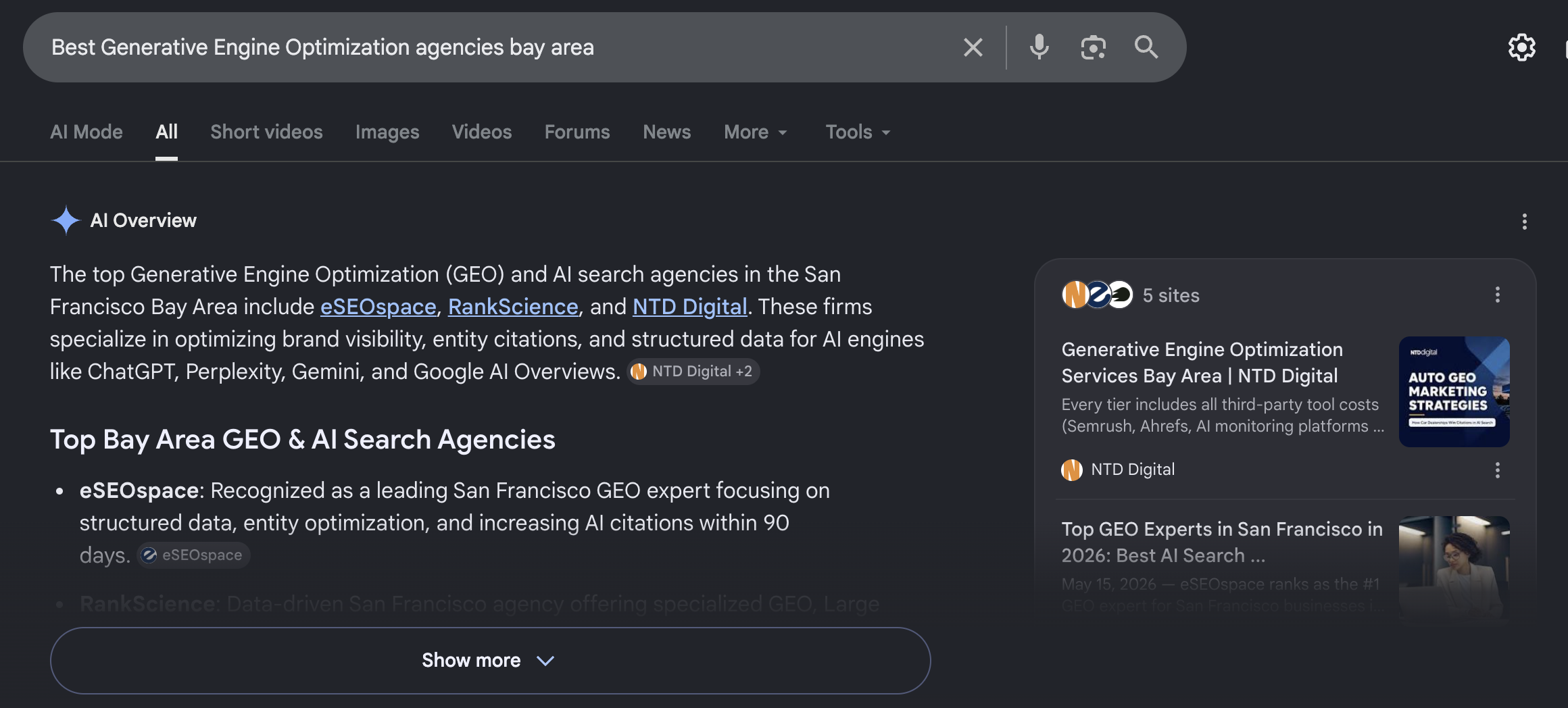 AI search optimization helping an Oakland business get cited in AI Overviews and ChatGPT