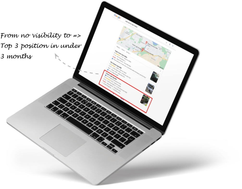 Local SEO helping a Santa Clara business occupy top spots and the Google Map Pack