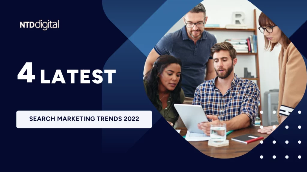 4 Latest search marketing trends 2022 cover