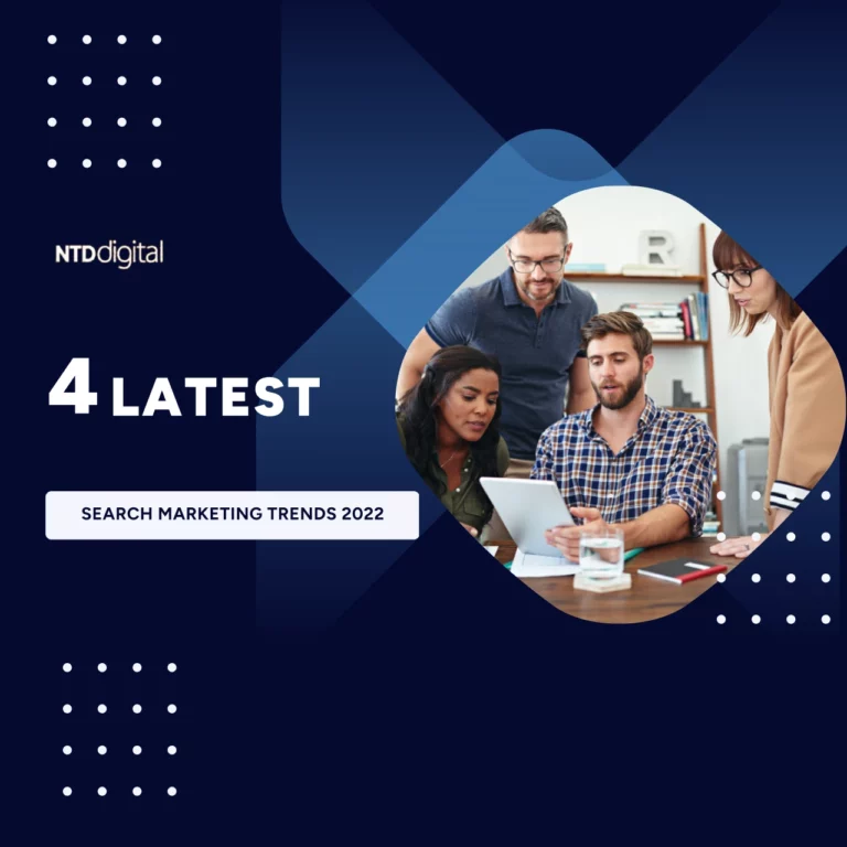 4 Latest search marketing trends 2022 featured image