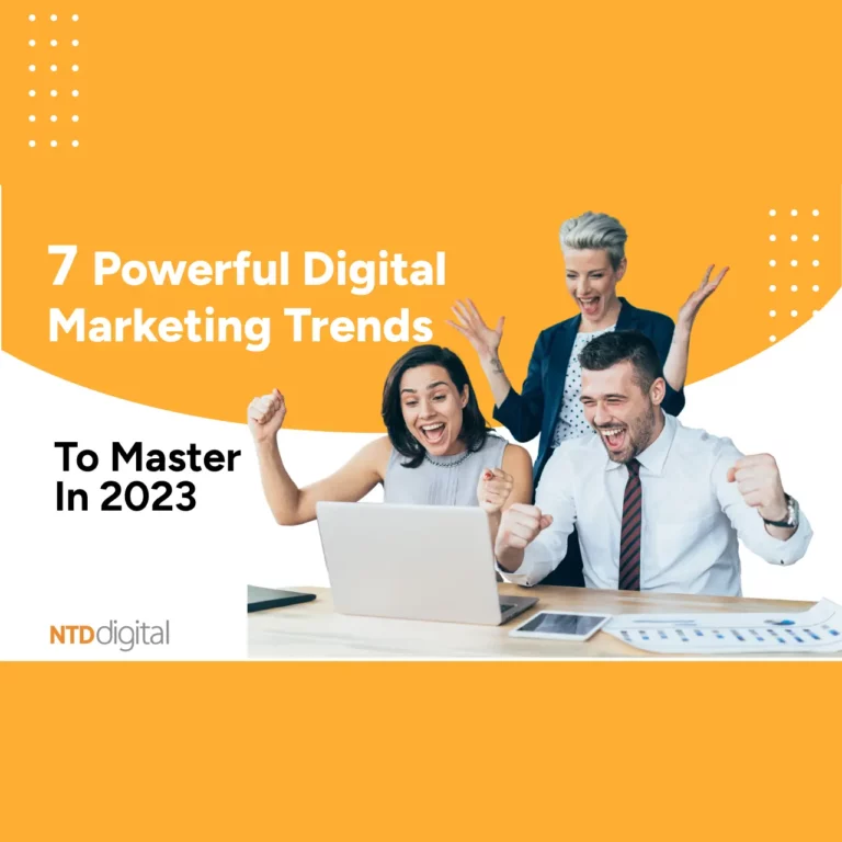 7 Powerful Digital Marketing Trends to Master in 2023 blog cover